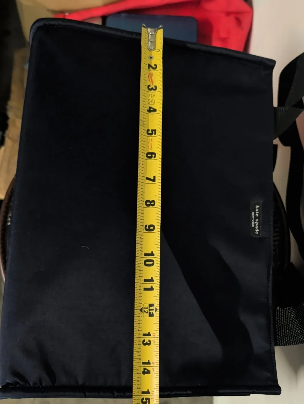 Kate Spade Navy Blue Nylon Fabric Tote Travel Bag